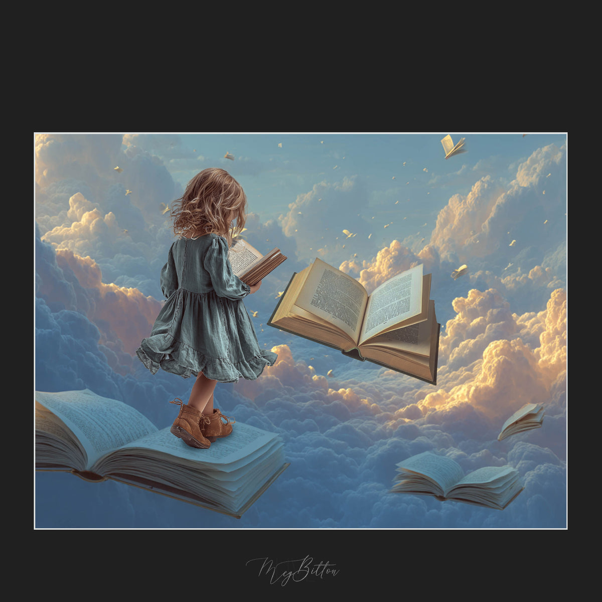 Magical Flying Book Overlays
