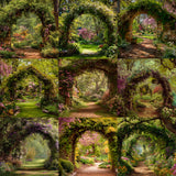 Spring Arch Background Bundle