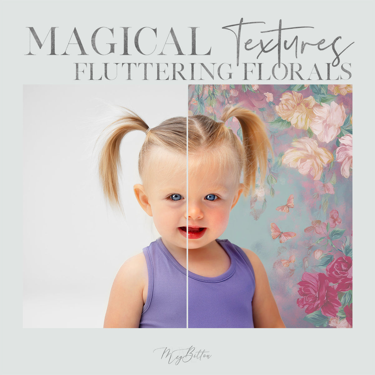 Magical Fluttering Florals Textures