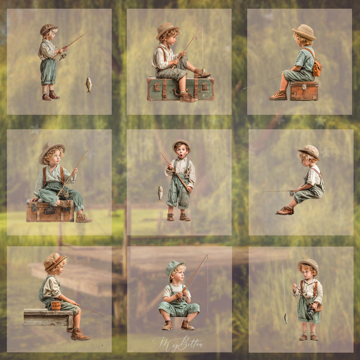 Magical Little Fisherman Model Overlays