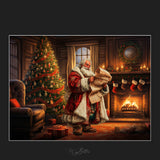Magical Illustrated Santa Overlays