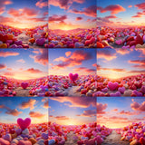 Hearts of Plenty Background Bundle