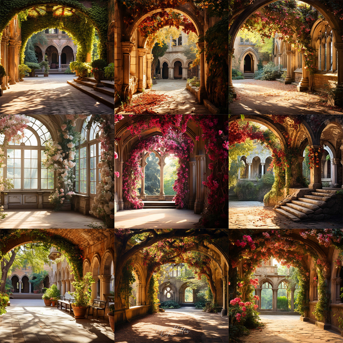 University Arch Background Bundle