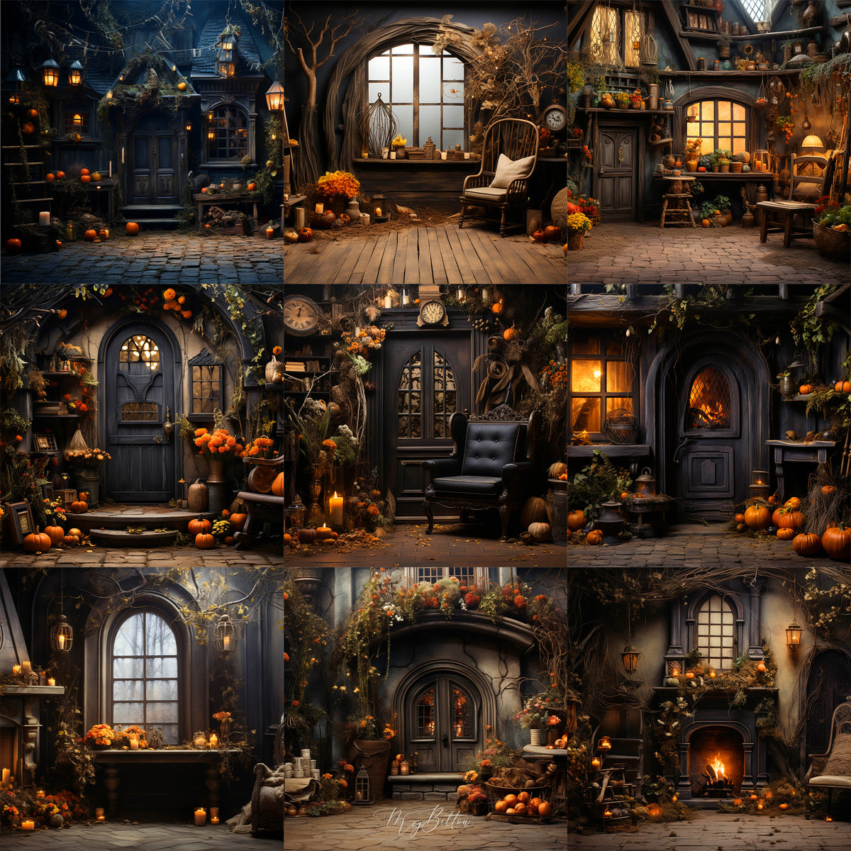 Ultimate Witchy Cottage Background Bundle